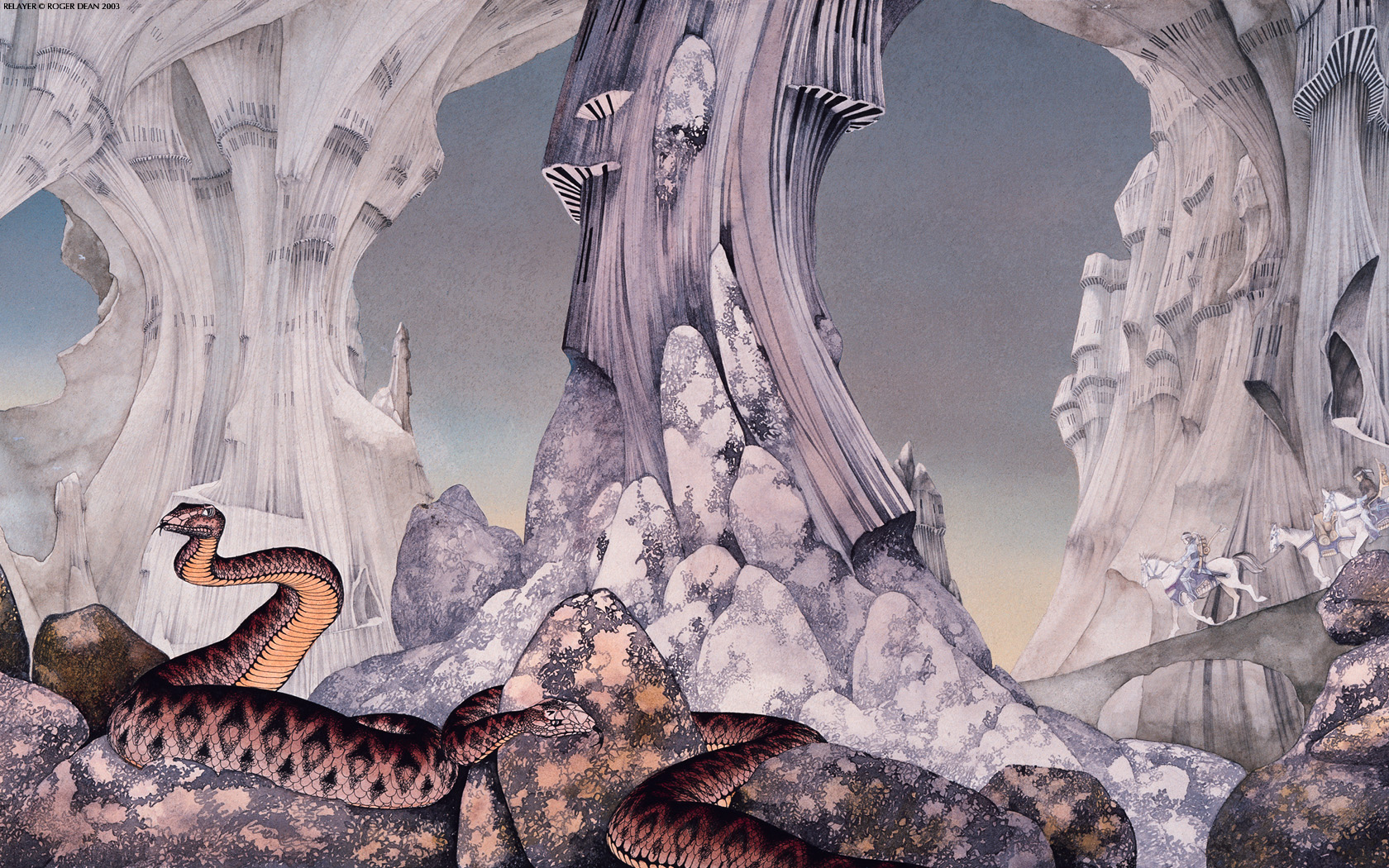 Roger Dean Album Covers Riding Cover Art 70s Yes