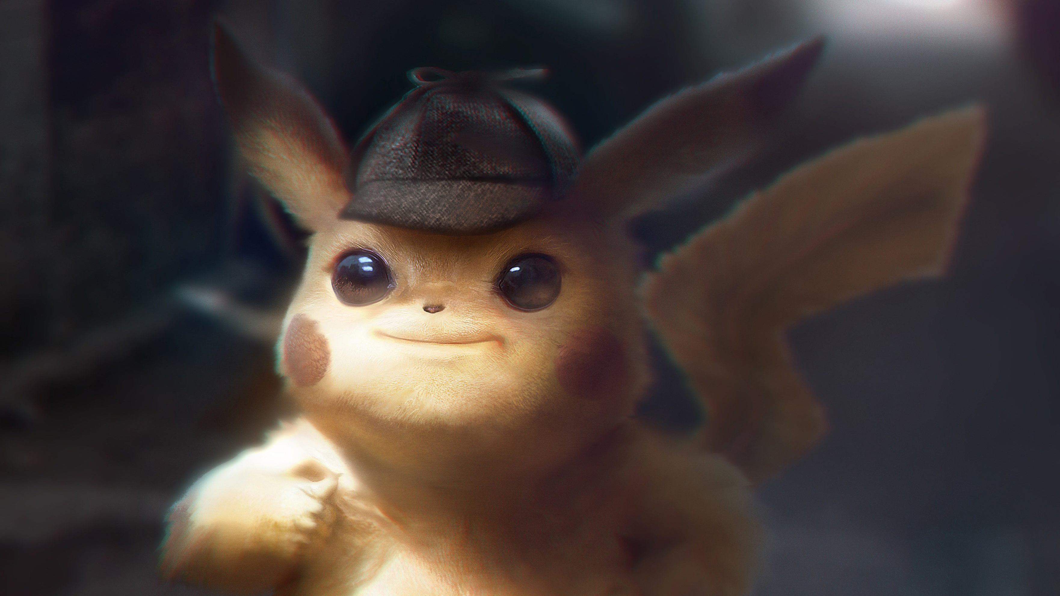 Detective Pikachu Fanart 4k Wallpaper HD Artist Image