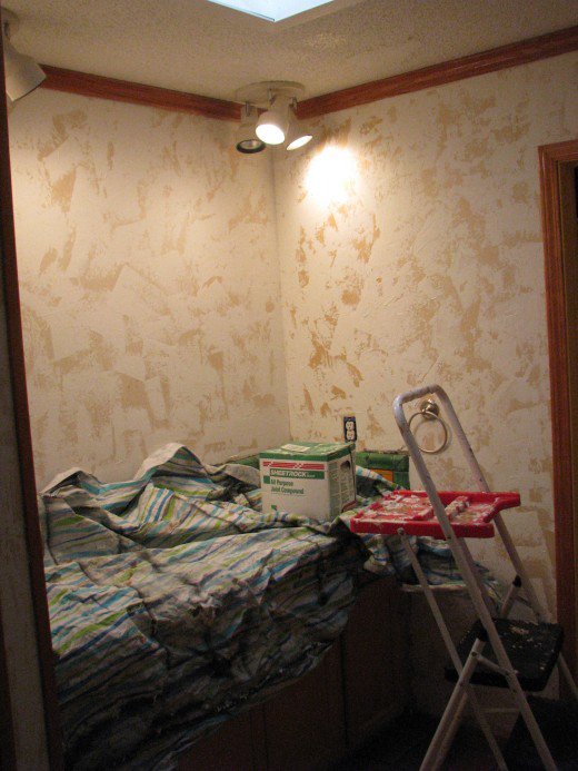 How to Hand Plaster Walls to Cover Over Wallpaper or damaged walls
