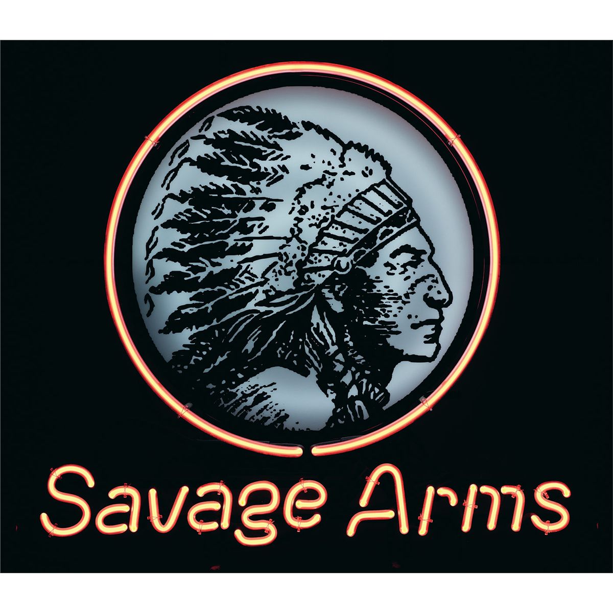Savage Arms Logo Savage arms neon sign