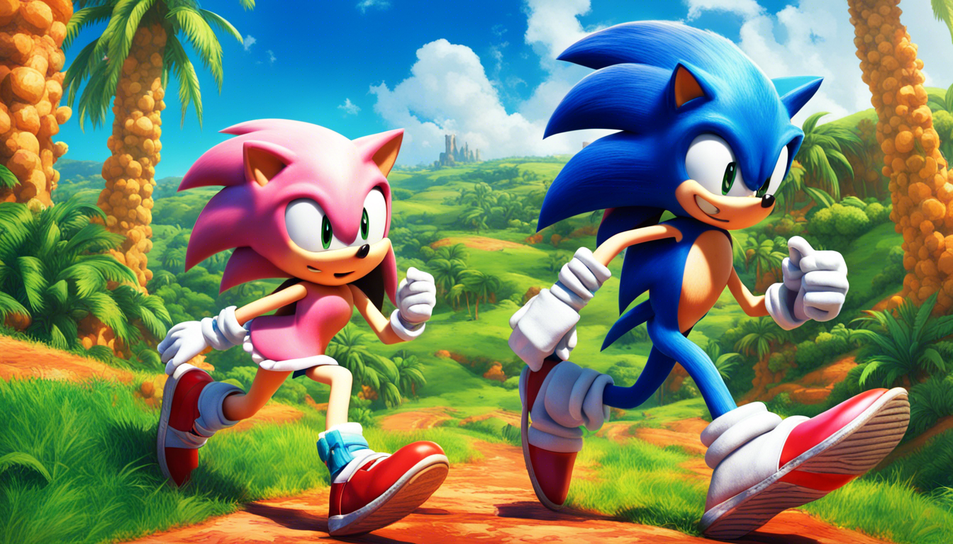 Sonic And Amy Wallpaper