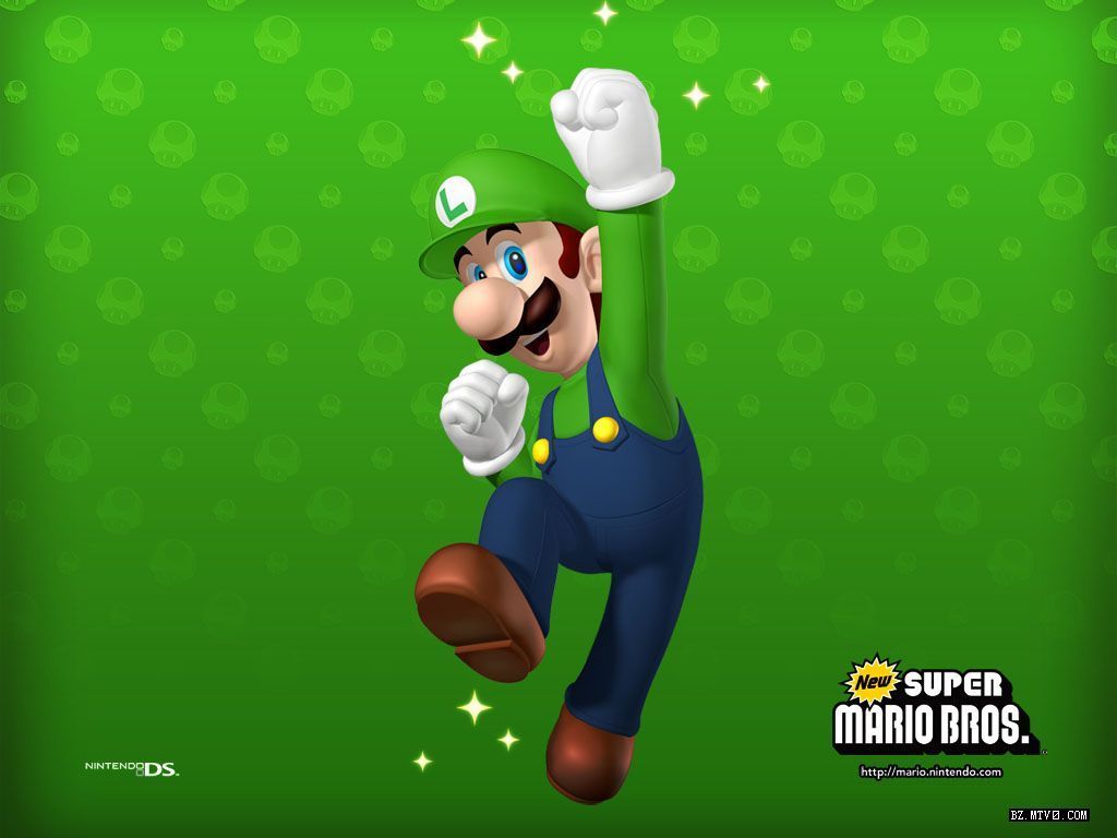 Luigi Wallpaper Super Mario Bros