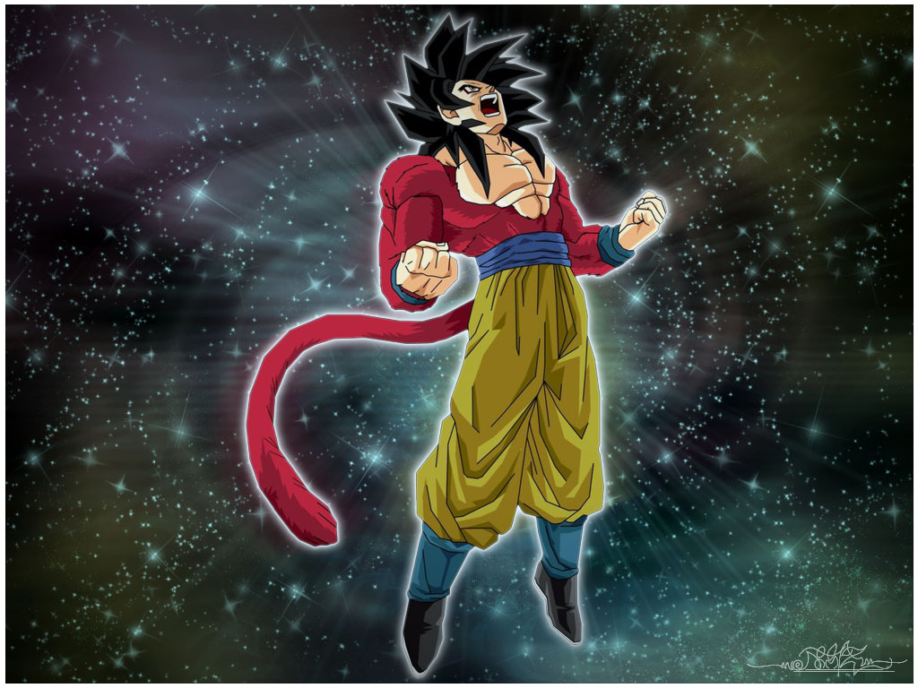 Download Unleash the Power of Gokus Super Saiyan 4 Transformation  Wallpaper  Wallpaperscom