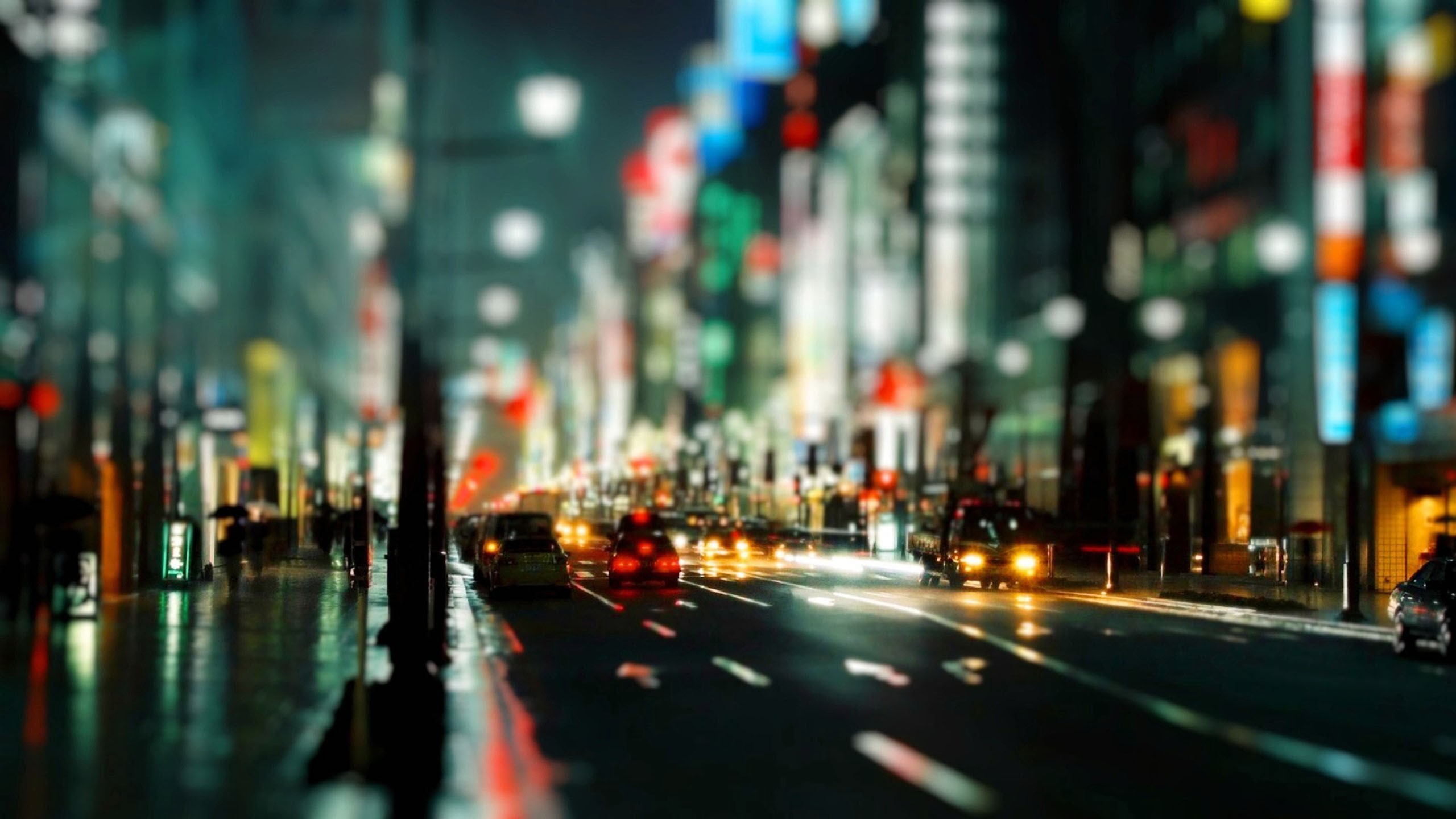 Light Cityscapes Night Traffic Lights Cities Wallpaper