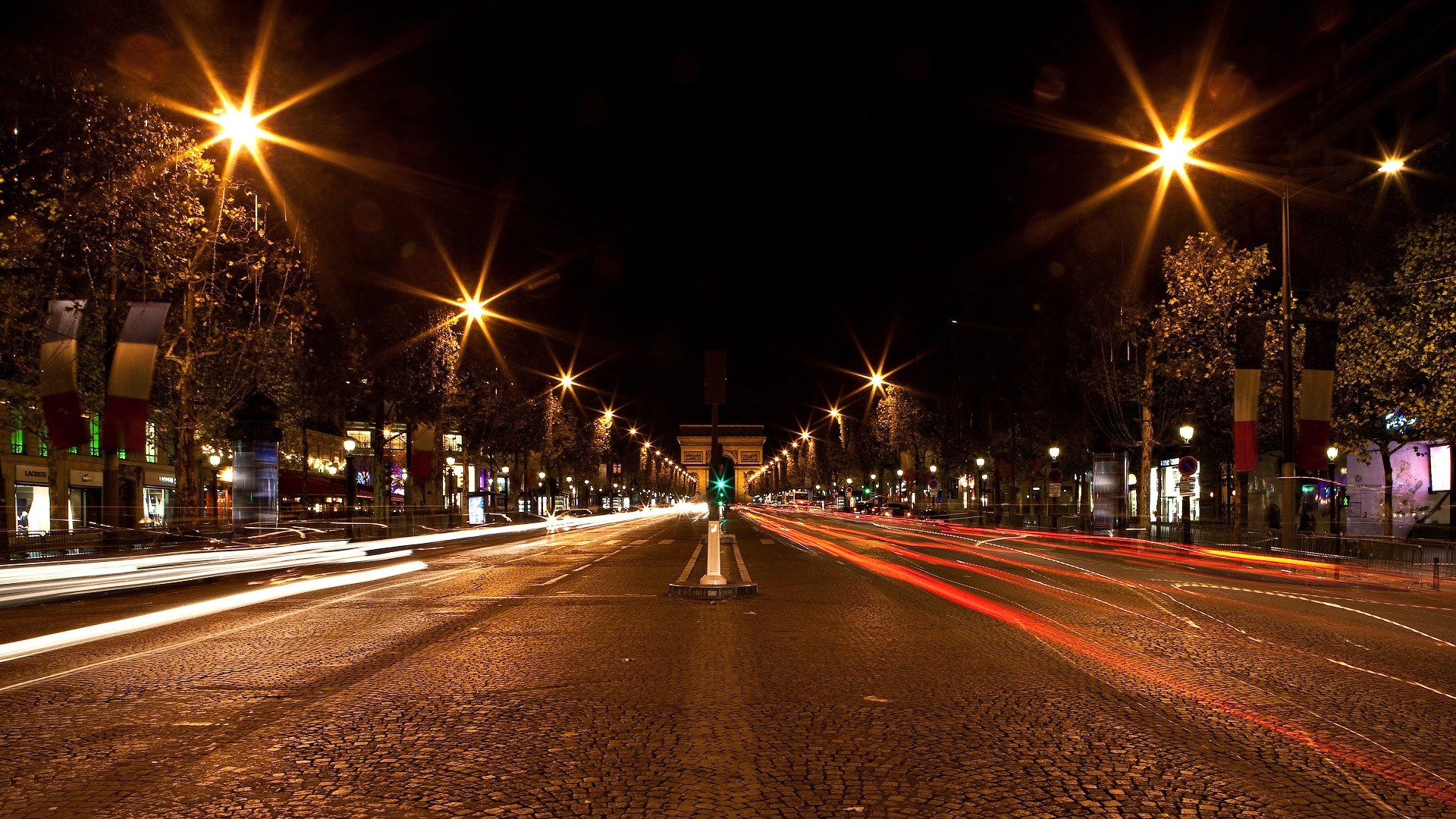 Street Wallpaper HD Night City
