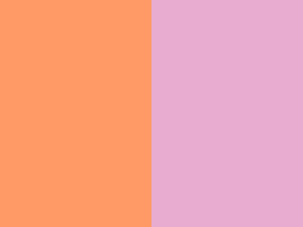 Resolution Pink Orange And Pearl Solid Two Color