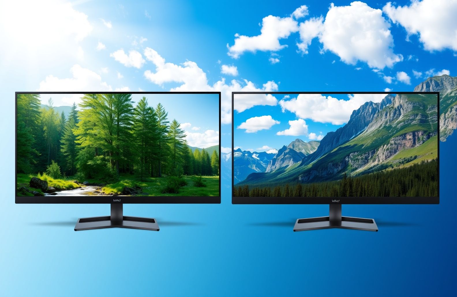Dual Monitor Nature Wallpaper