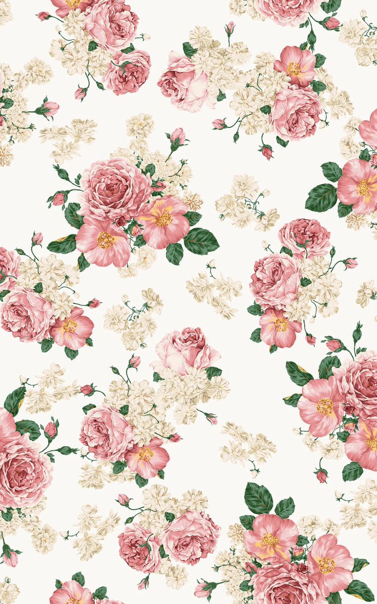 Home Screen Wallpaper Vintage Floral iPhone Stuff