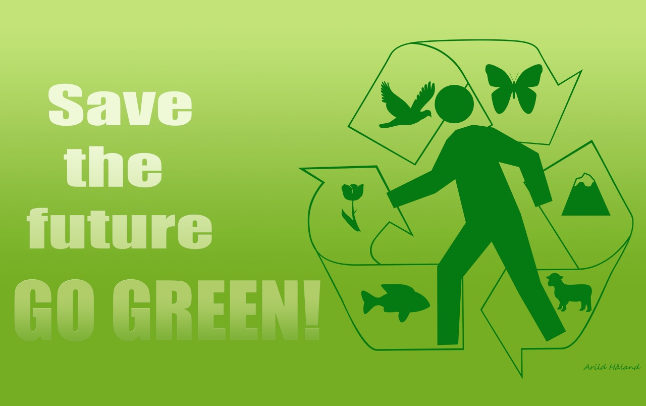 Save The Future Go Green Wallpaper