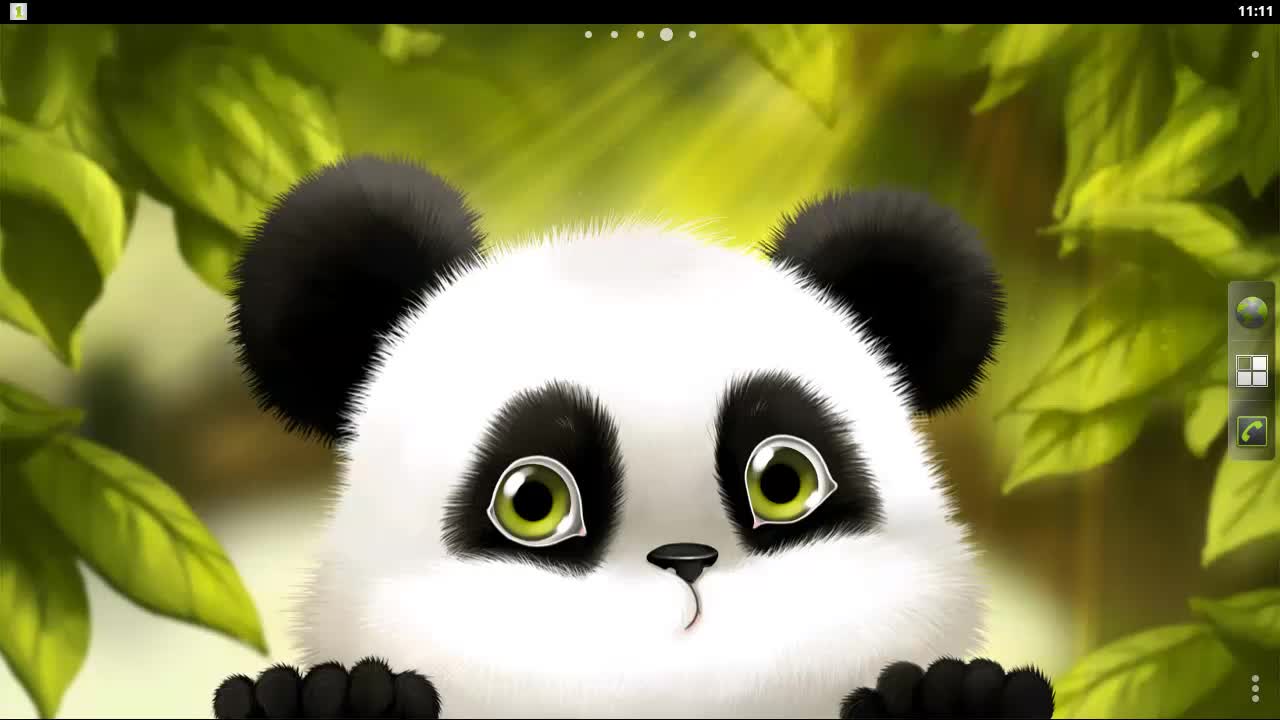 Panda Dumpling Lite 3D Live Android Wallpaper