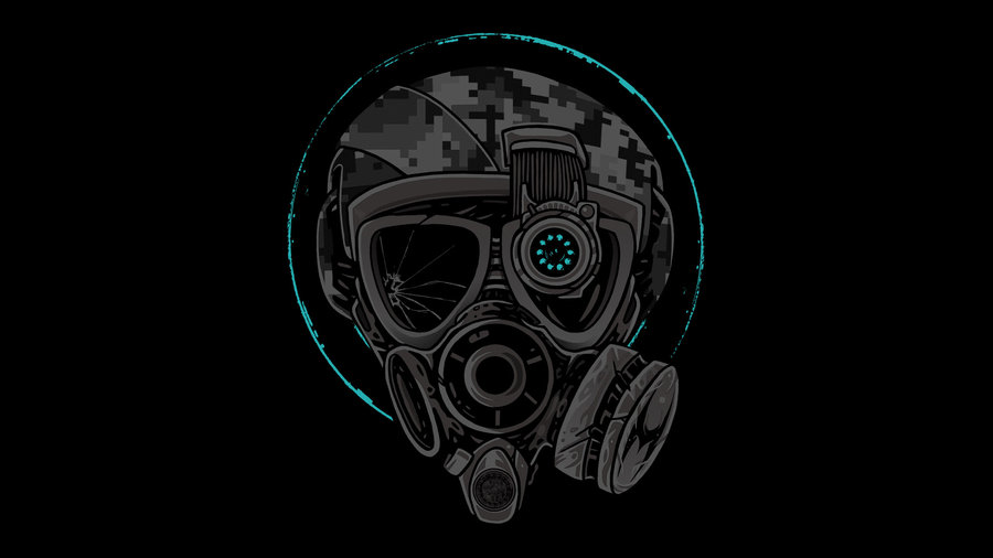 Machinima Gas Mask Wallpaper By Gfx Zeus