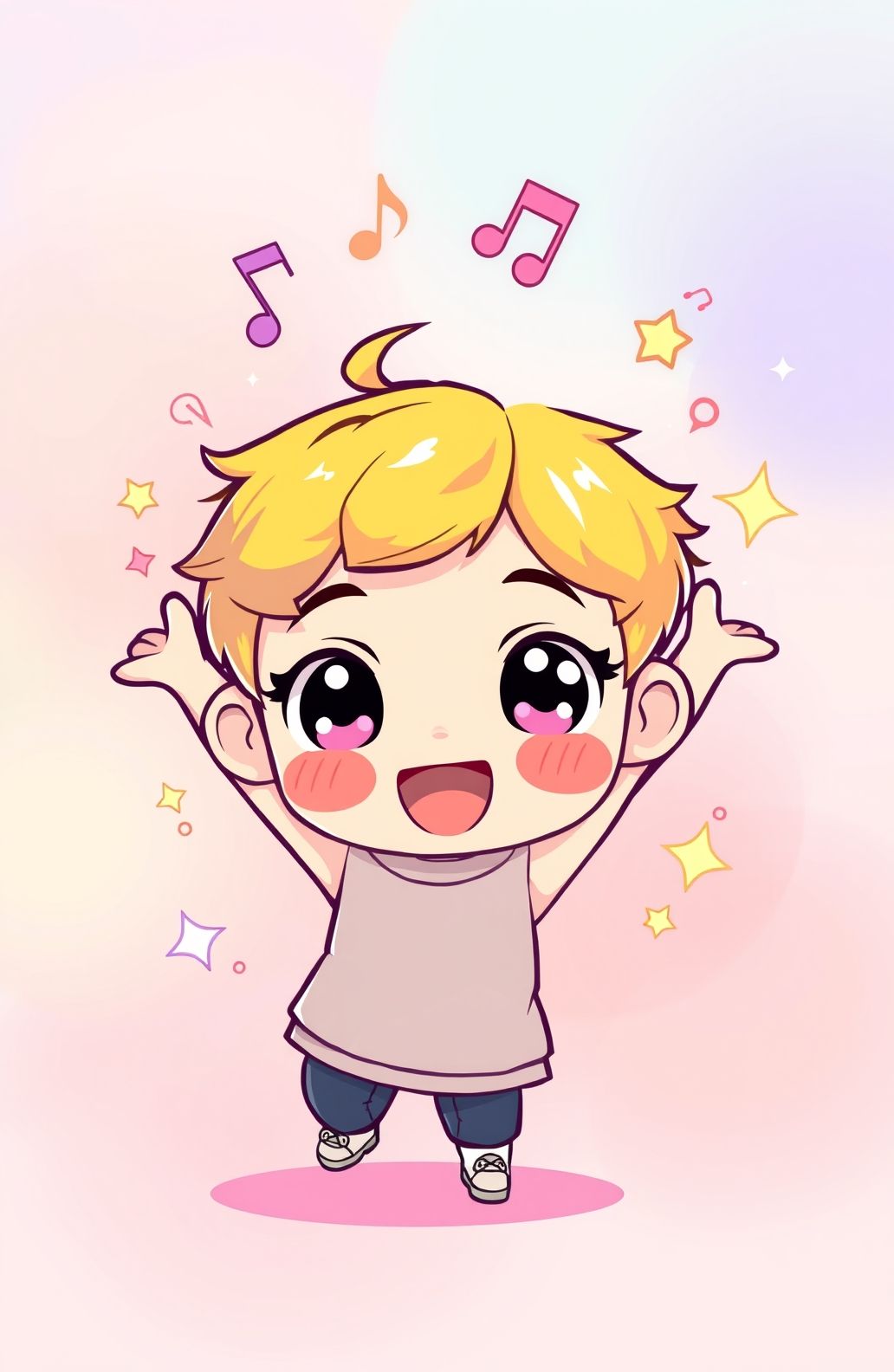 Jungkook Chibi Wallpaper
