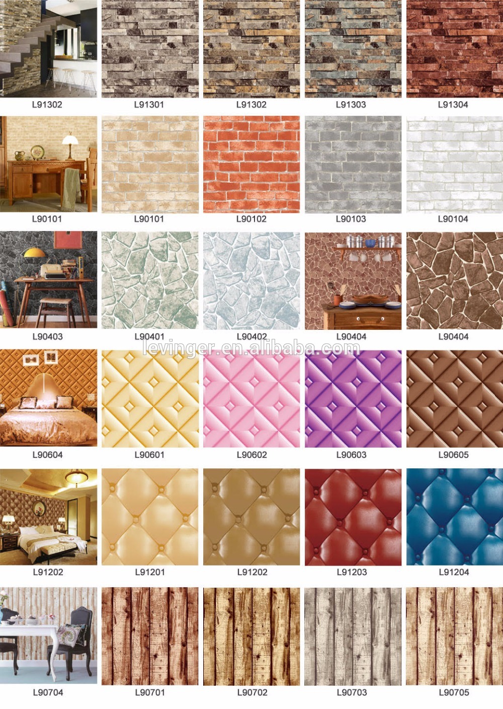 Sample 3d Popular Brick Wallpaper For Home Decoration