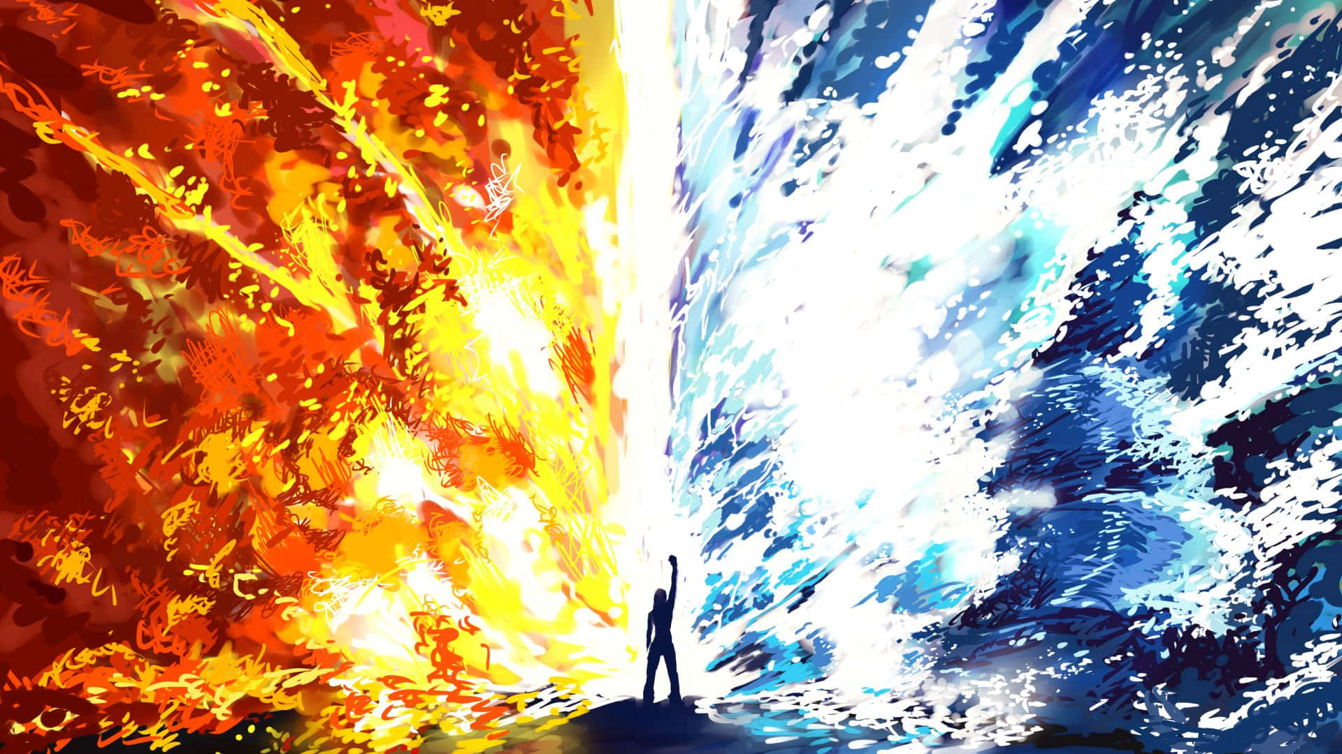 Fire And Water Wallpaper