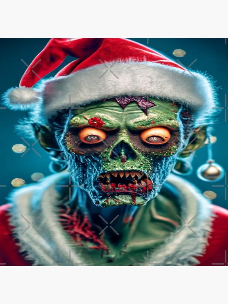 Christmas Zombie Sticker By Designsbykids