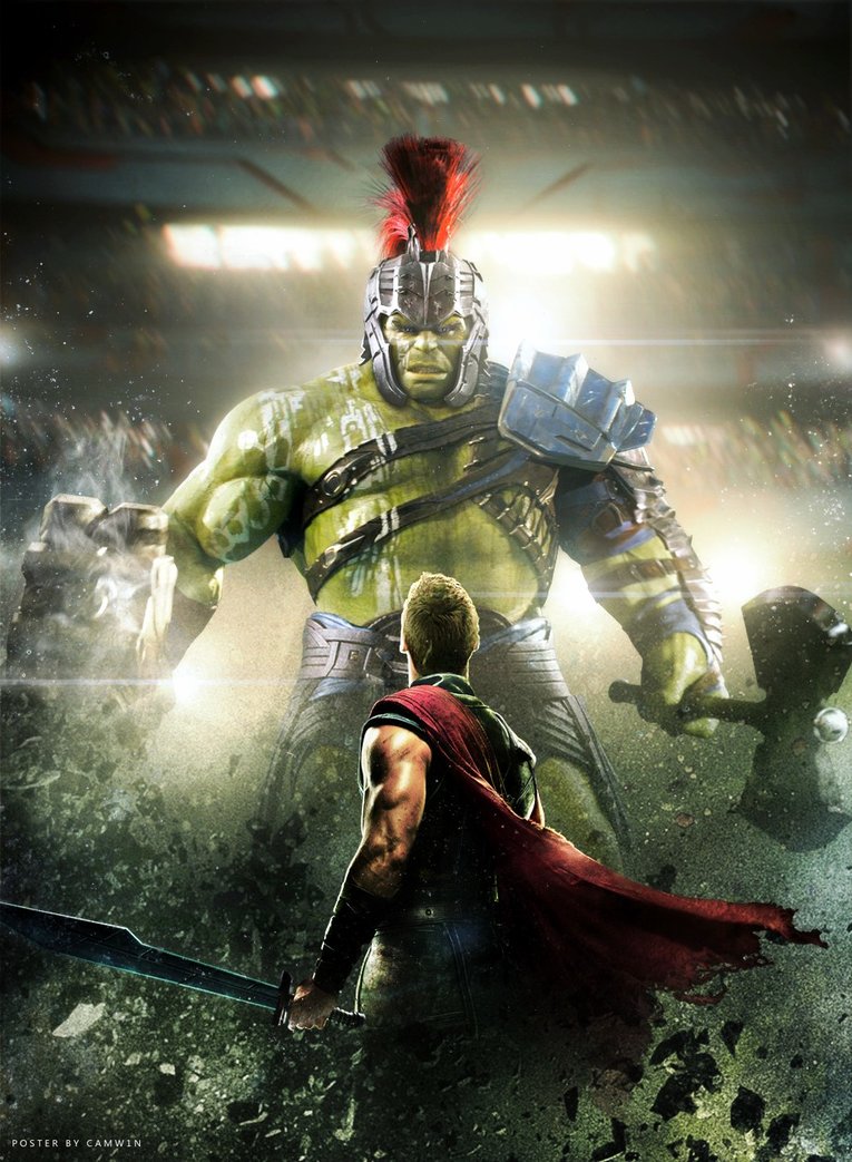 Thor Ragnarok Hulk Poster By Camw1n