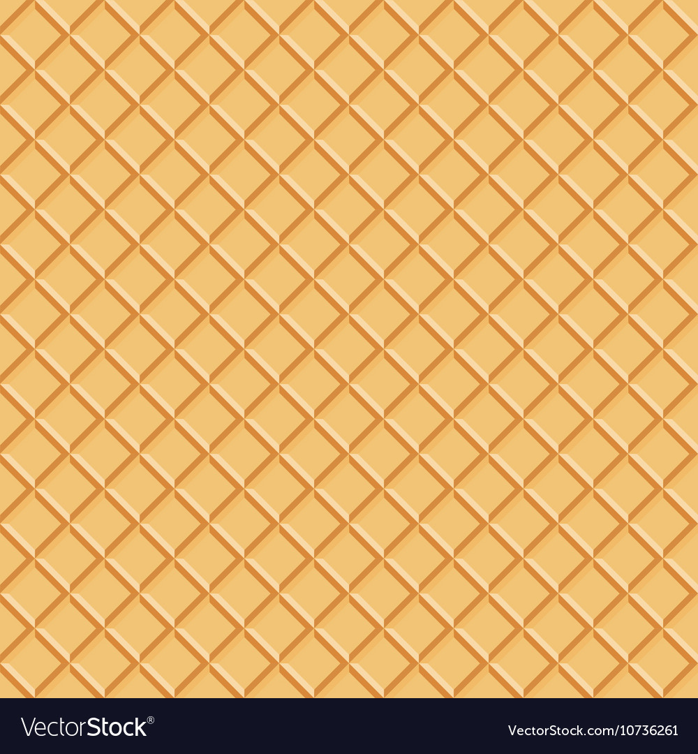 Seamless Waffle Pattern Background Eps Vector Image