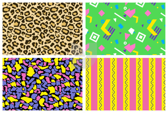 80s Background Patterns S Fever