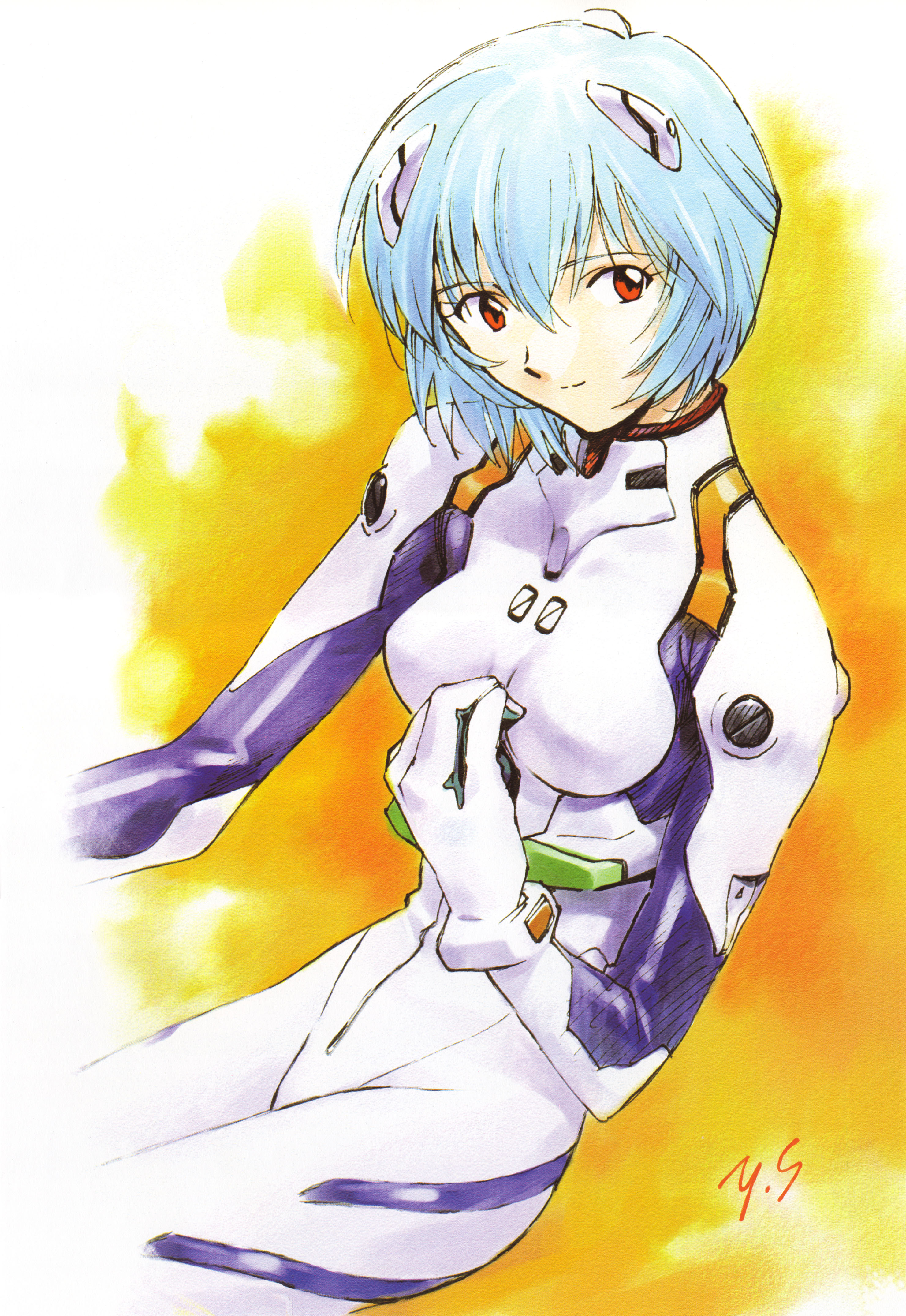 Are Ing Ayanami Rei HD Wallpaper Color Palette Tags