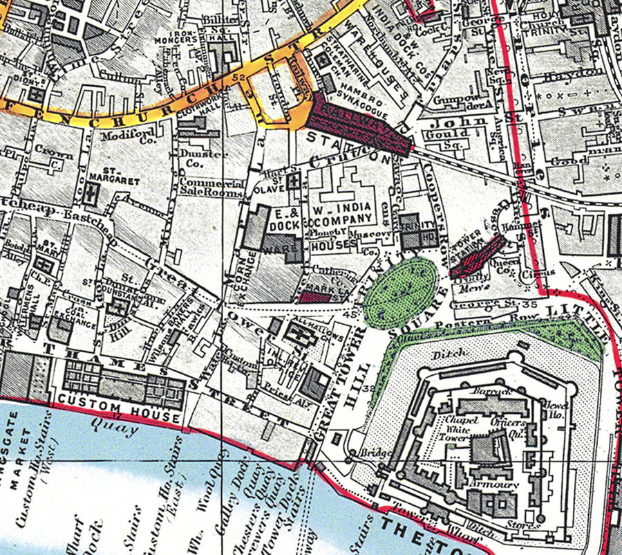 Love Maps On Stanford S Vintage London Street Map Wallpaper