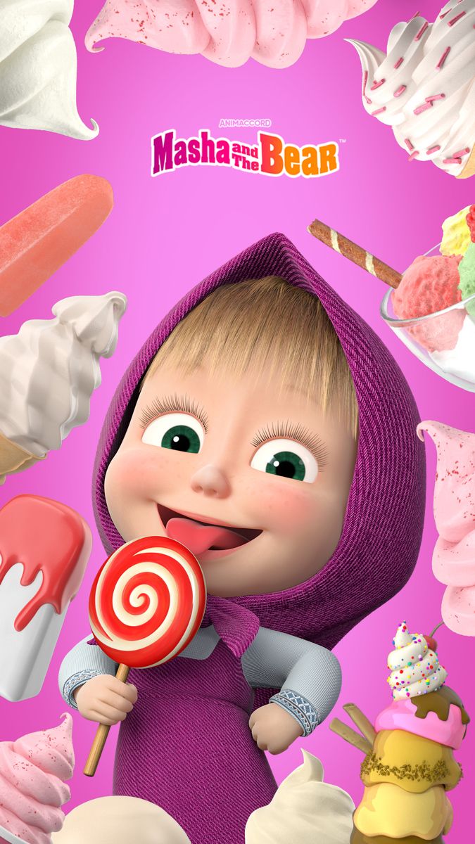 Masha And The Bear Wallpaper For Kids
