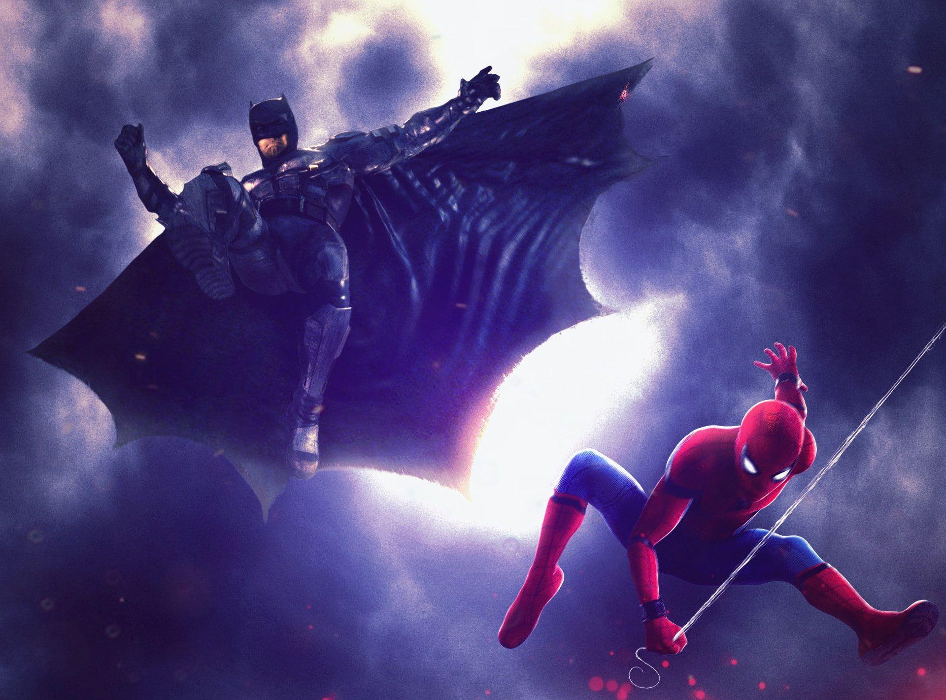 Batman Spiderman Superheroes HD 1080p Wallpaper HDwallpaper