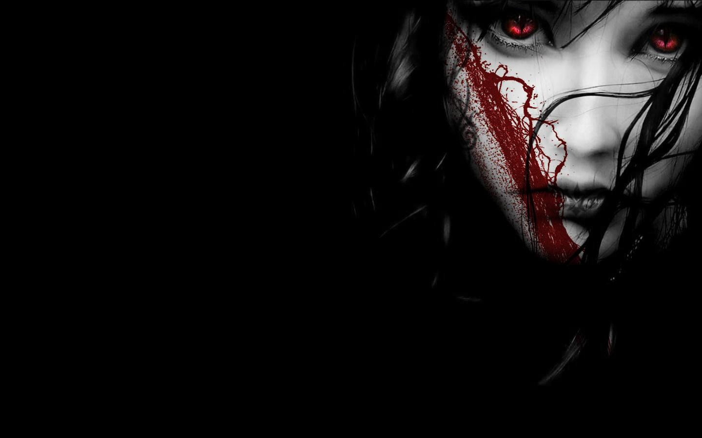 Blood Face Red Eyes Rare Gallery HD Wallpaper