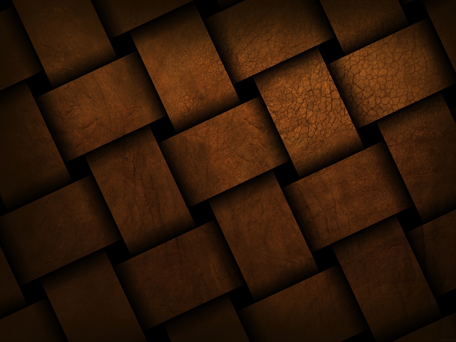 Old Brown Wallpaper Leather By Warzhell