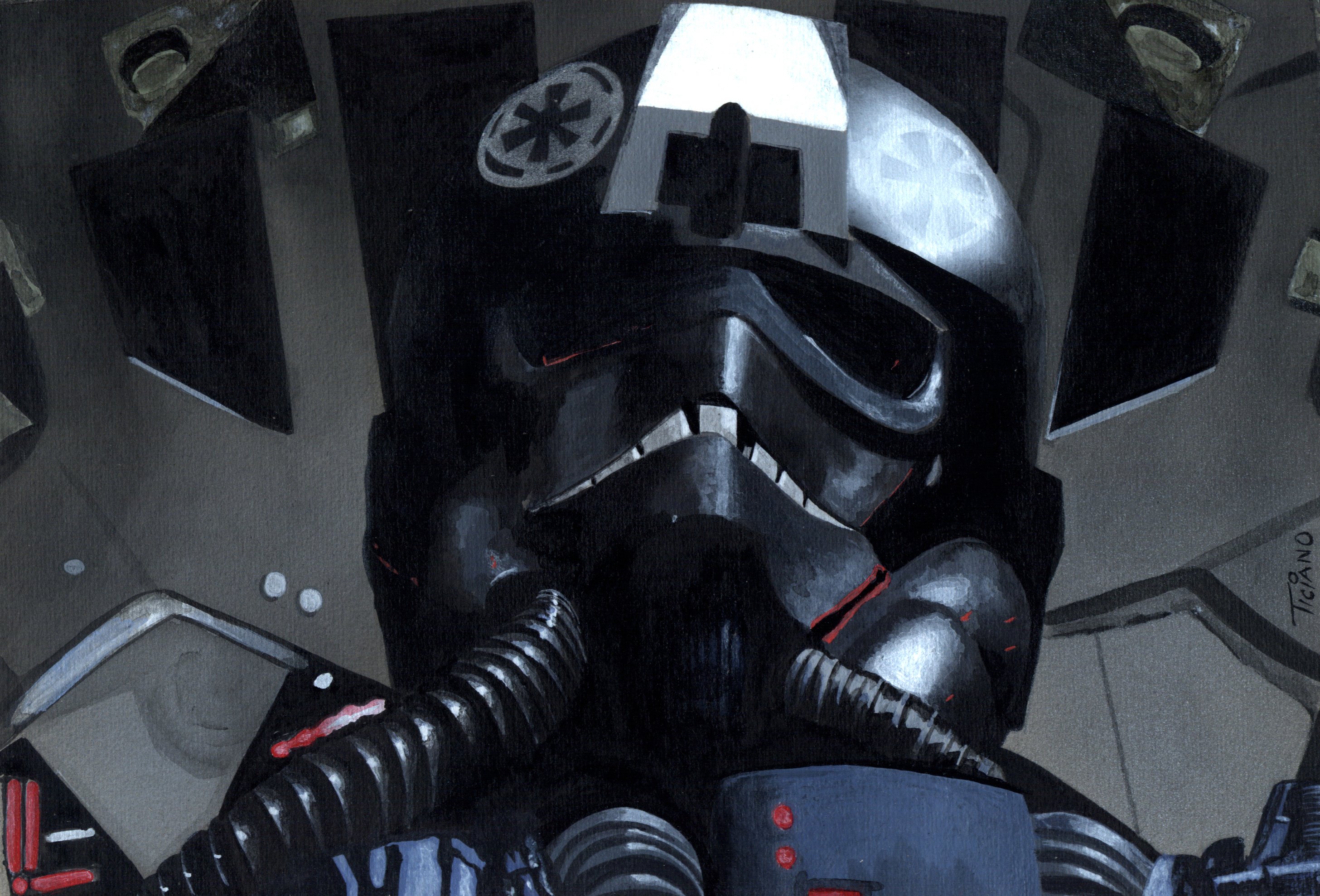 TIE Fighter Pilot by Ticiano on