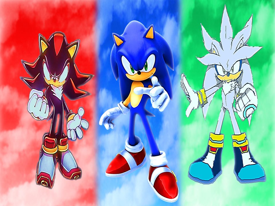 Sonic Shadow and Silver Wallpaper Extra 2 by 9029561 on deviantART