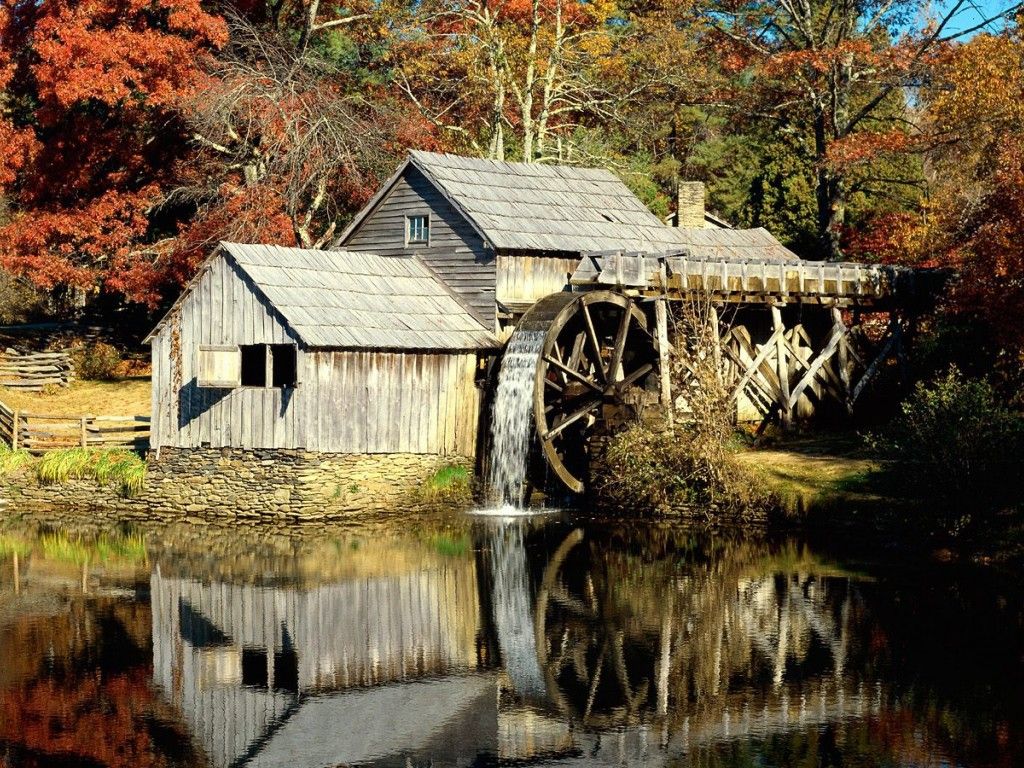 Watermill Wallpaper The