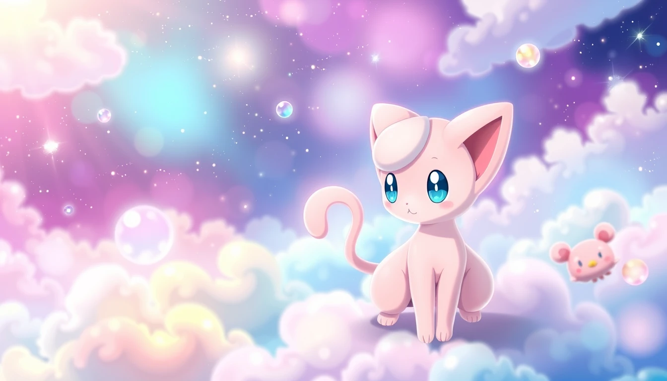 🔥 Download Mew Pokemon Wallpaper by @rmoreno | Mew Pokemon Wallpapers ...