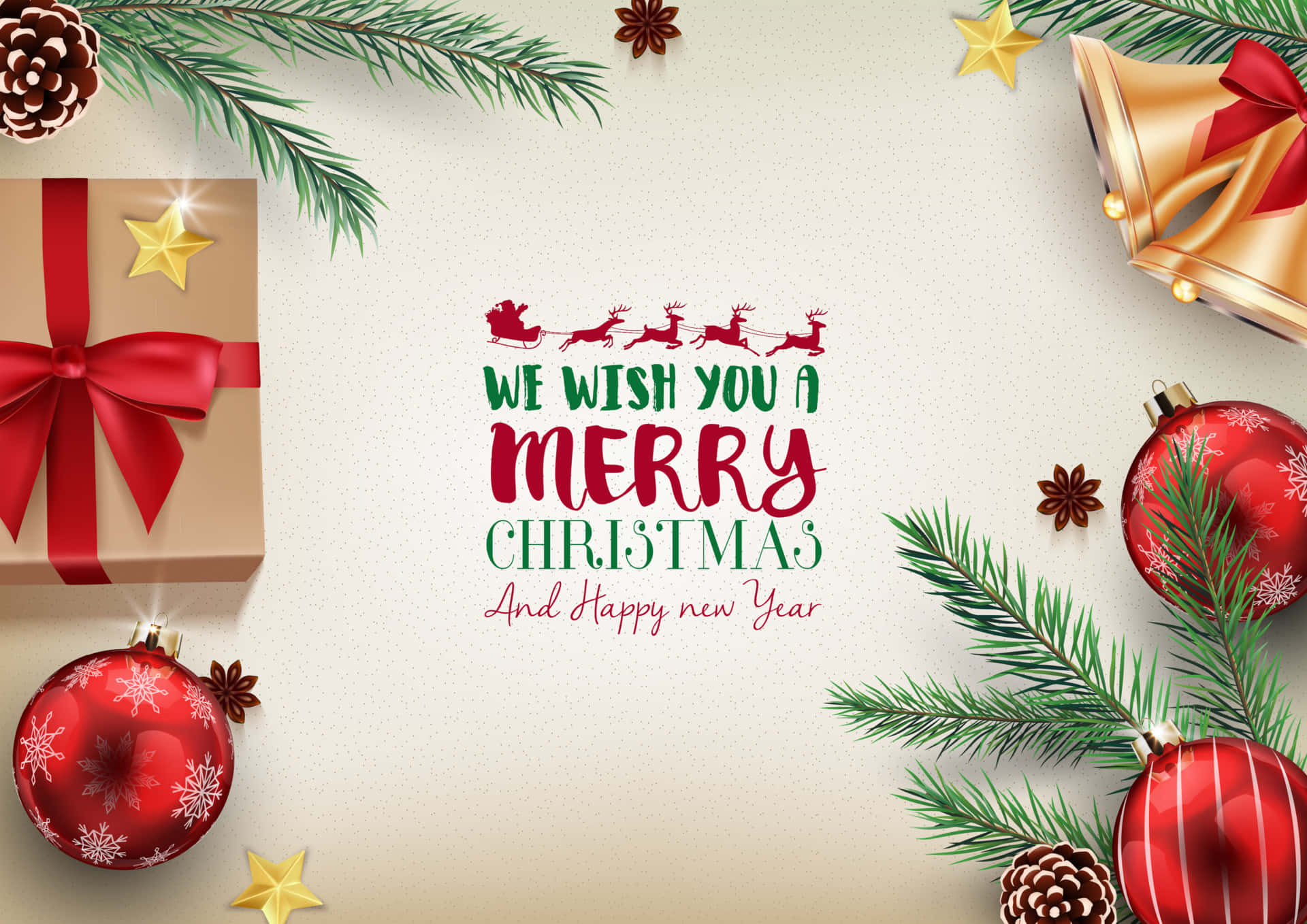 High Resolution Christmas Background Wallpaper