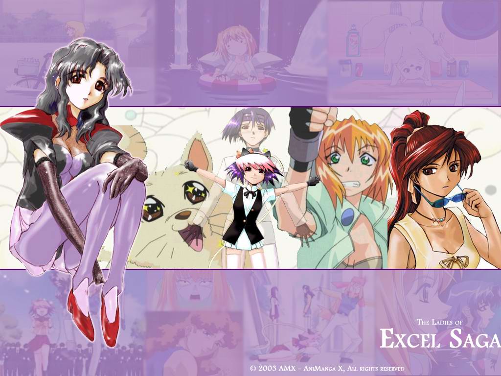 Anime Galleries dot Net - Excel Saga/Excel, Hyatt, Elgala & Ilpalazzo Pics,  Images, Screencaps, and Scans