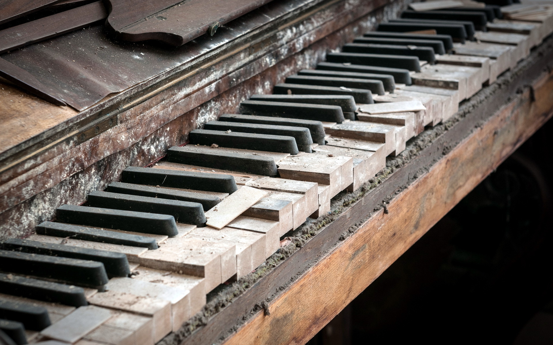 old piano keys keyboards   Background Wallpapers for your