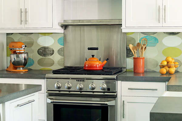 Wallpapered Backsplash Ways To Give Your Home A Personal Stamp