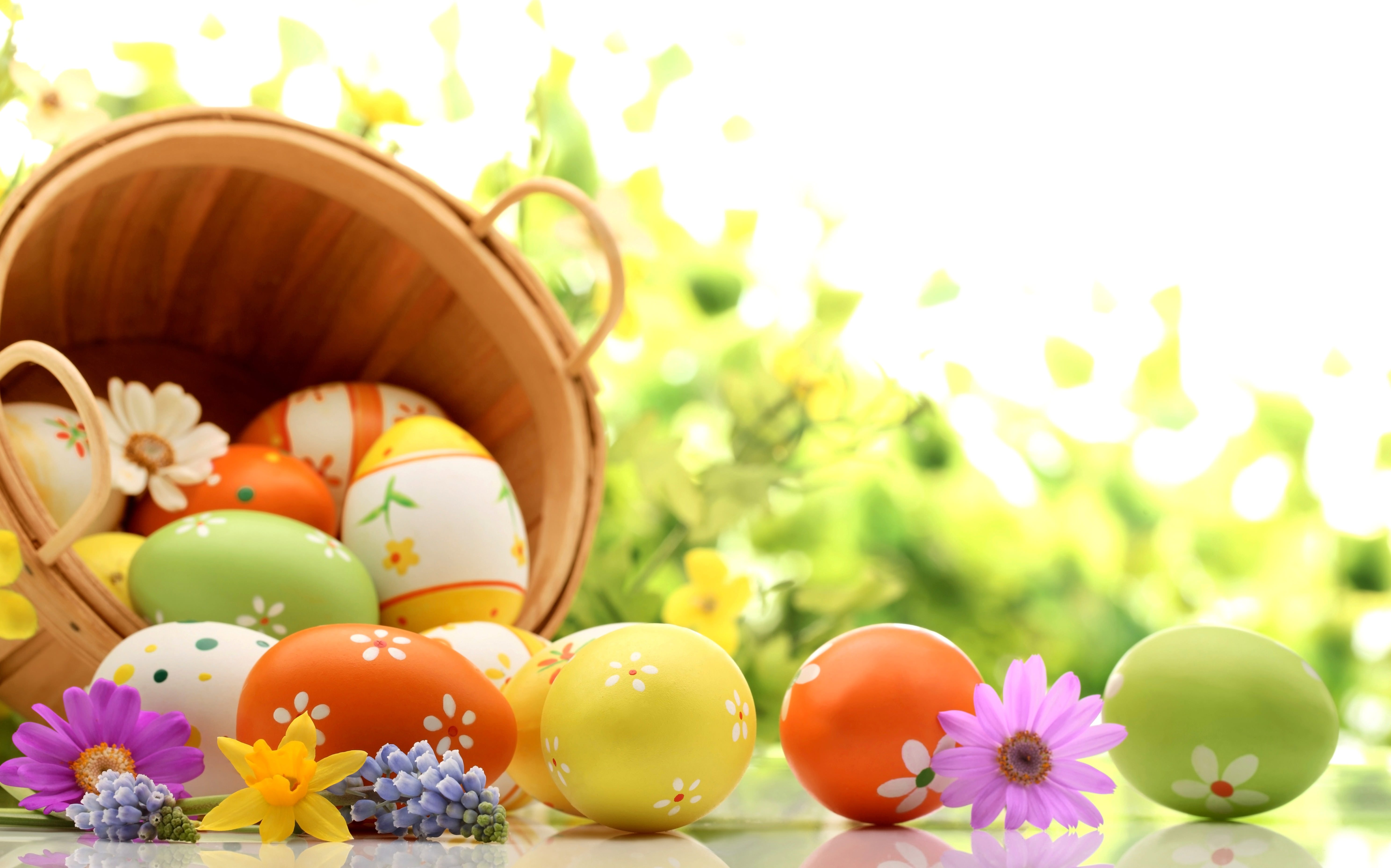 Easter Background On
