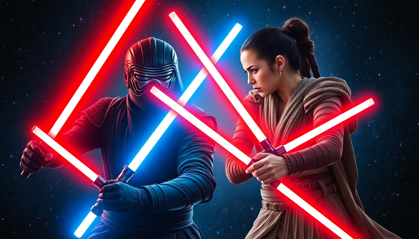 Kylo Ren And Rey Wallpaper