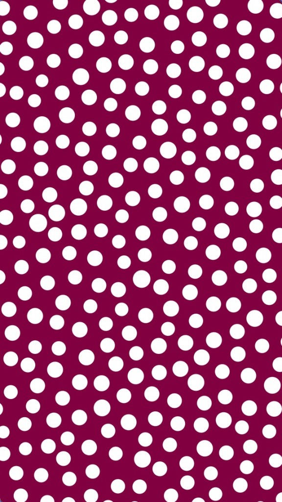 Polka Dots With Red Background Wallpaper iPhone
