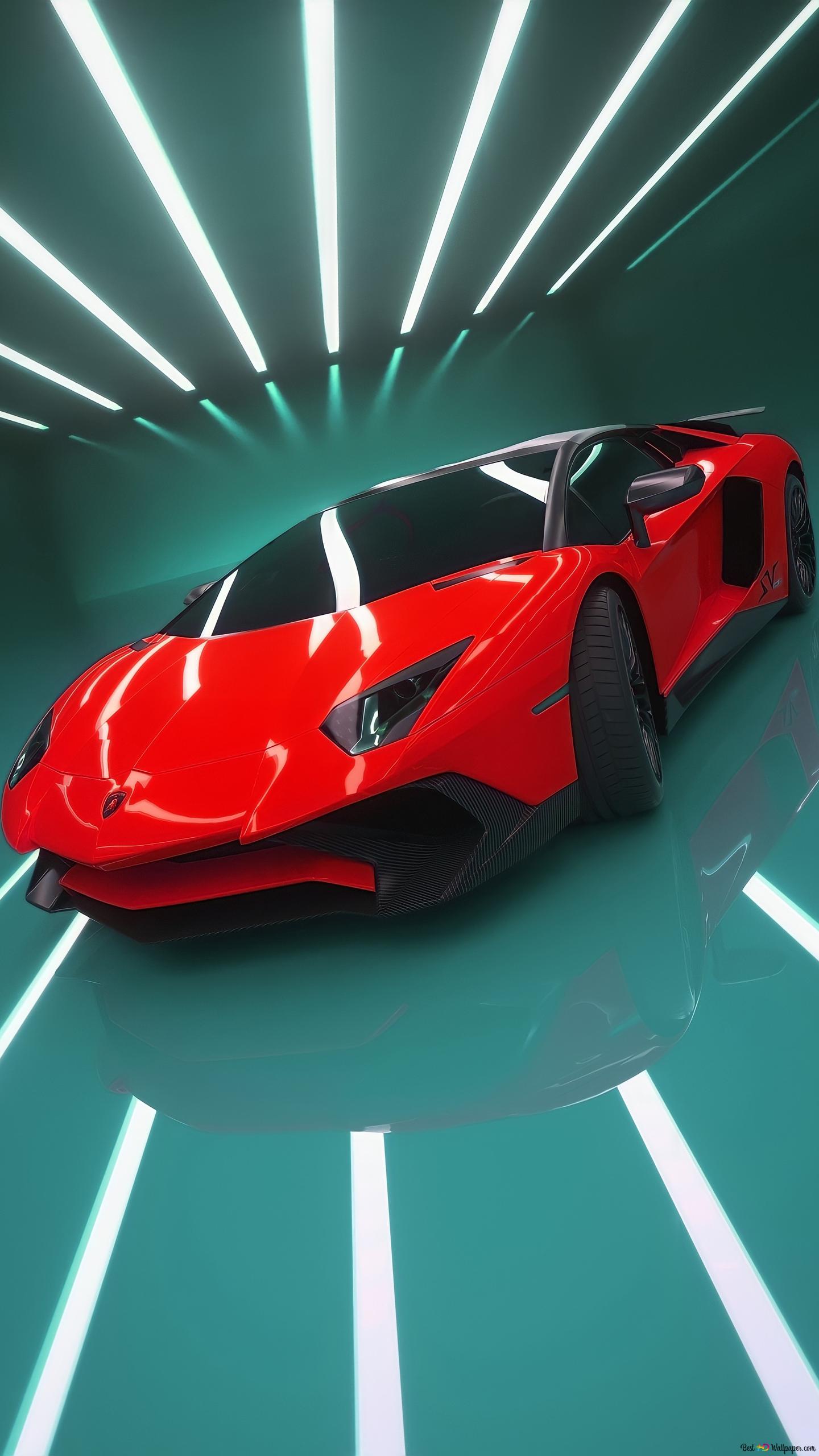 Red Wallpaper Lamborghini Car