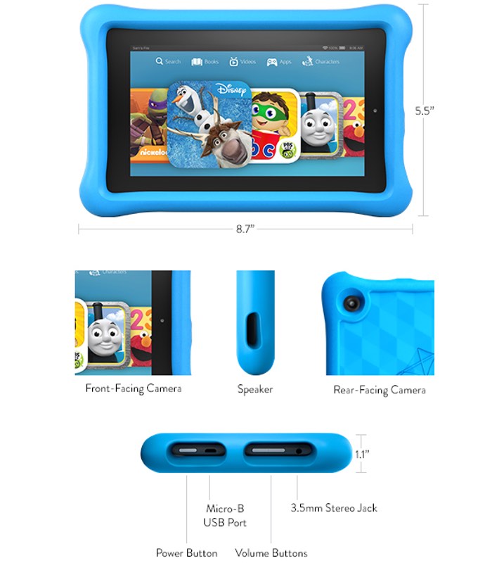 Not A Toy Full Featured Fire Tablet With Ips Display And