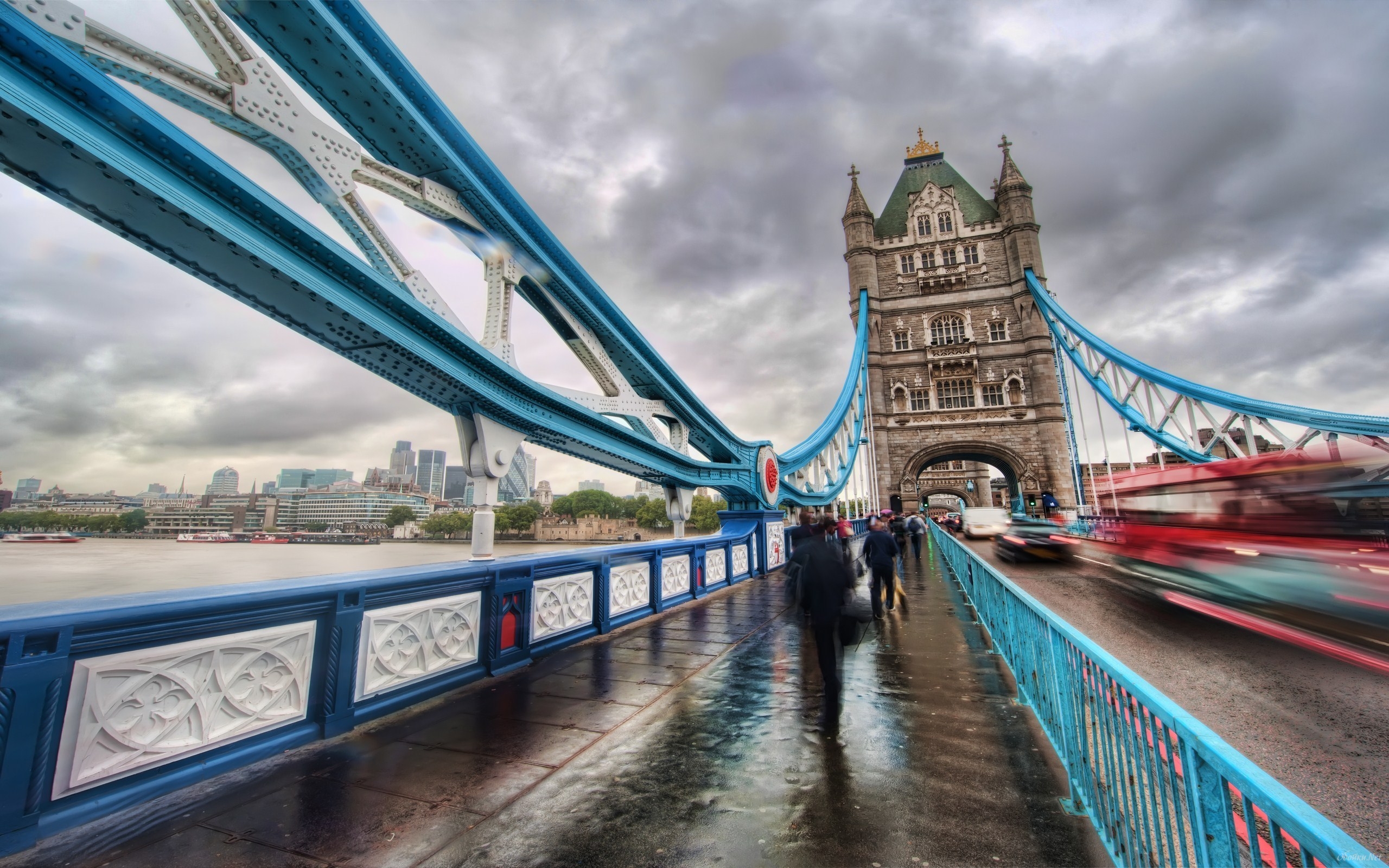 Beautiful Screensaver With A Bridge In London HD Desktop Wallpaper