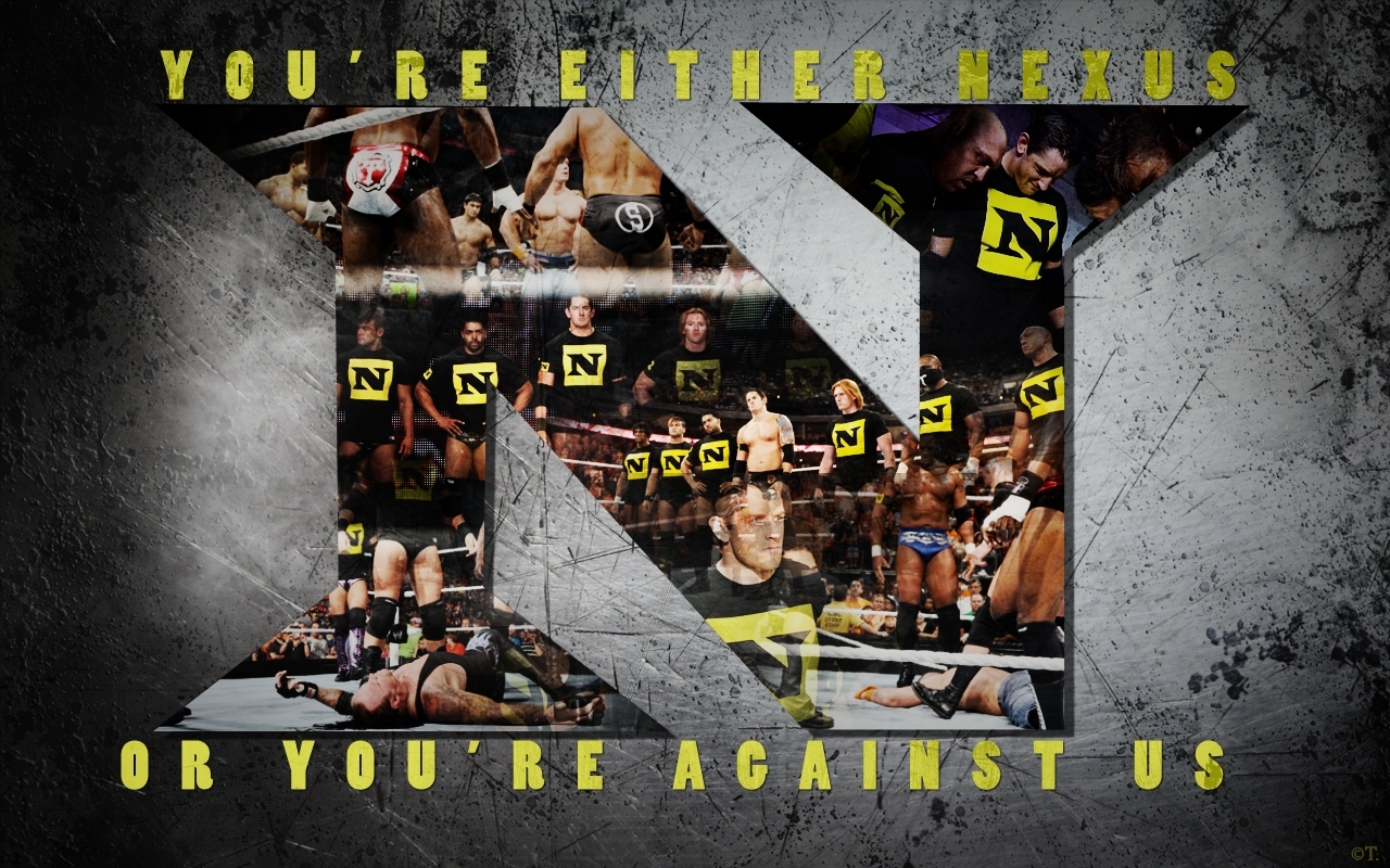 WWE Nexus Logo T-Shirt – Kids Size Medium Or Large (7-11 Years) – 2009-2010