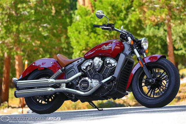 The Indian Scout Is A Pact Package With Cast Aluminum Frame