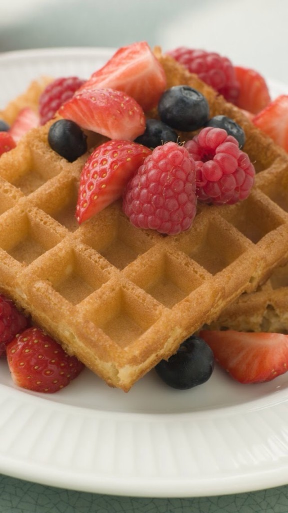 Waffles With Syrup Wallpaper Imgkid The Image