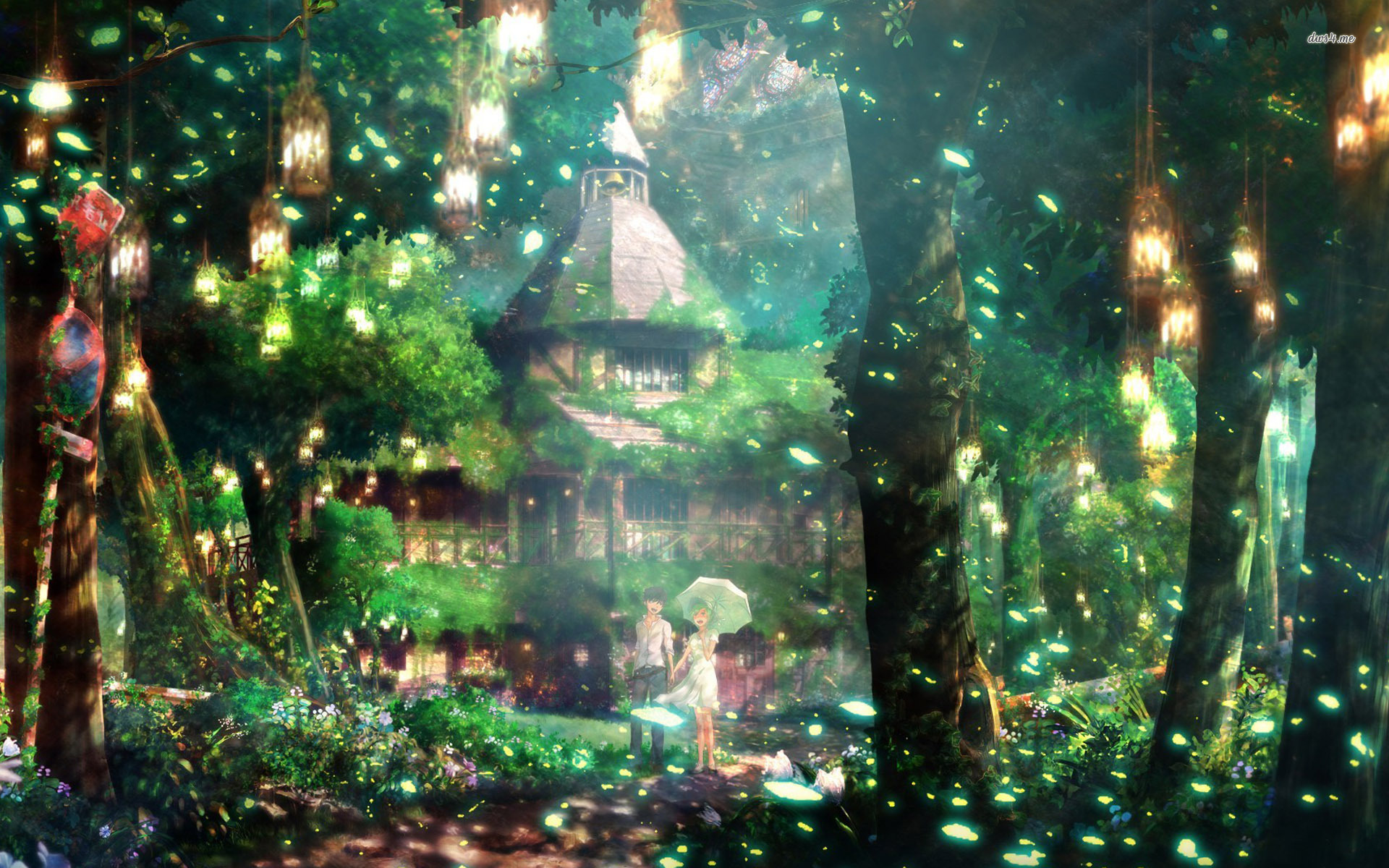 Magical forest wallpaper   Anime wallpapers   8608