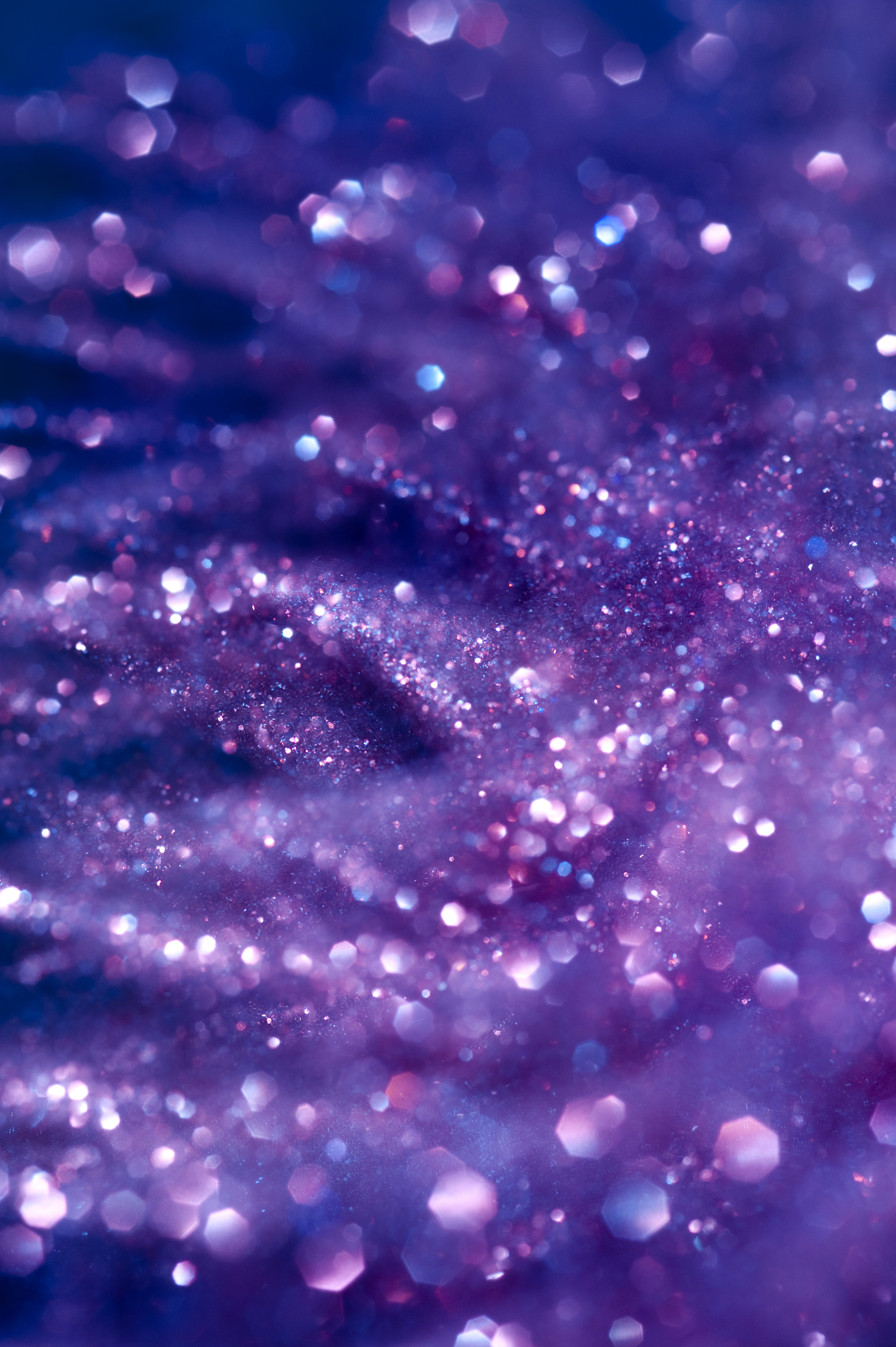 Purple Glitter Background On Pin