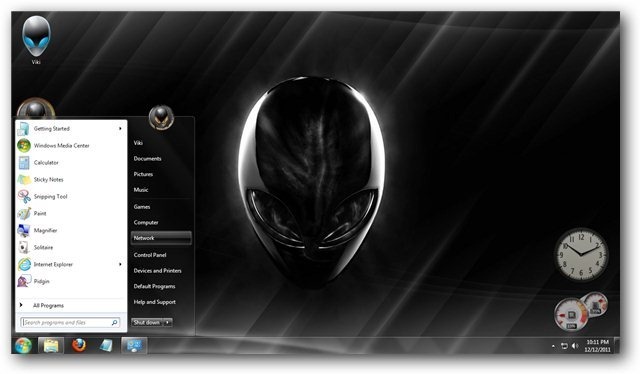 Alienware Theme for Windows 7 and Windows 8 [Tech Themes]