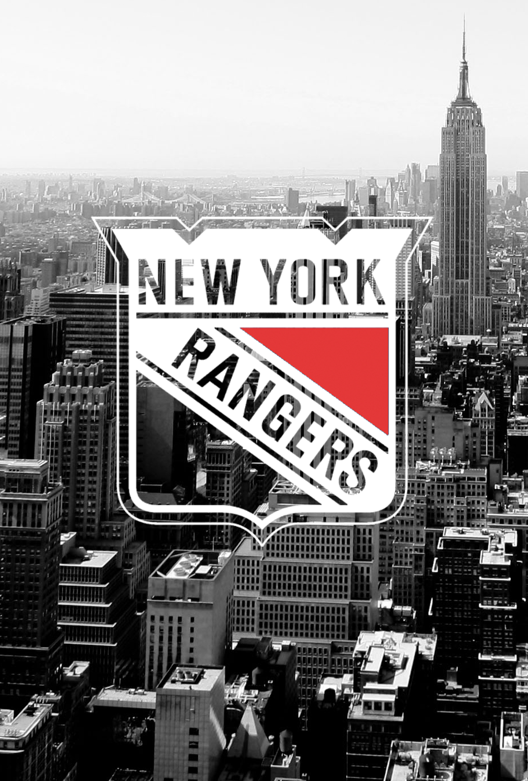 New York Rangers NYC skyline mobile wallpaper iPhone 4 or iPhone 5s