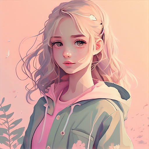 Aesthetic Preppy Girl Pattern Wallpaper Pink Off